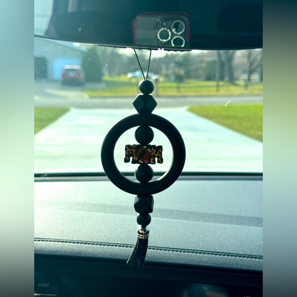 Football Silicone Car Charm